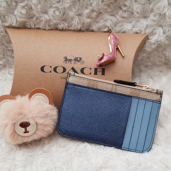 Coach Colorblock Card Case - Picture 2 of 7